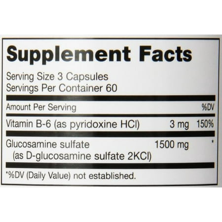 Maxi Santé GS 500 - Glucosamine Sulfate - avec de la vitamine B6 - Joint Formula - 180 Capsules - casher