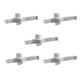 thumbnail image 1 of Inteprter Clip de sellado de bolsas para cocina, a prueba de polvo, a prueba de humedad, para aperitivos, selladores reutilizables, abrazadera de ahorro de Cocina y Comedor 5PCS Inteprter HA063643-02, 1 of 6