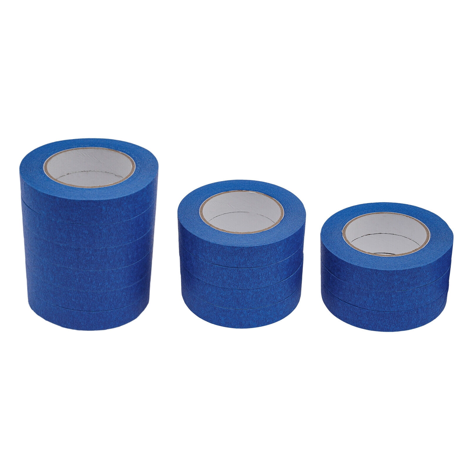 Modern Round 34/54 Rolls Blue Masking Tape Painting 2.4cm x 55m High Adhesive Non-marking Blue