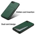 thumbnail image 3 of Nalacover Case Compatible with iPhone 7 / 8 / SE 2020 / SE 2022, Wallet Case with Hidden Card Holder, withKickstand Card Slots Classic PU Cowhide Leather Cover for Men Women Girls,Green, 3 of 10
