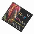 thumbnail image 4 of Kit de tiza desechable para teñir el cabello, tinte temporal, barra para teñir el cabello en tonos pastel, herramienta de belleza, n.° 02, 4 of 15