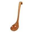 thumbnail image 4 of Cucharón de madera para sopa, cuchara para gachas, a mano, resistente, longitud de 28,5 cm, cuchara grande para mezclar, para uso familiar,, 4 of 9