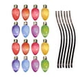 thumbnail image 1 of Car Sticker Adhesion Refrigerator Decorations Self-adhesive Decal Auto Decor Light Bulb Pattern Free Combination Vehicle Paster 16 Bulbs/6 Cables, 1 of 9