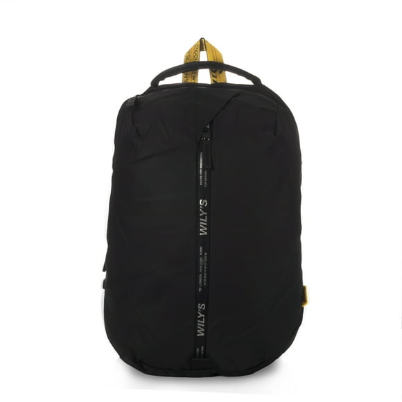 Mochila Ejecutiva ATMPACKS Negra 0533 Detalles Amarillos