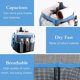 thumbnail image 2 of Attmu Carrito De Ducha De Malla Bolsa De Asas De Ducha Colgante Portátil De Secado Rápido Para Dormitorio Universitario Artículos Esenciales Carrito De Ducha De Gran Capacidad Dormitorio Para Baño Gim, 2 of 5