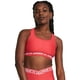 thumbnail image 1 of Sostén Deportivo Under Armour de Impacto Medio con Espalda Cruzada Rojo XS, 1 of 4