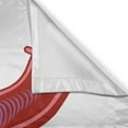 thumbnail image 3 of Ambesonne Letter a Kitchen Curtains, Classic Ornate Initial, 55"x39", Turquoise Purple Red, 3 of 3