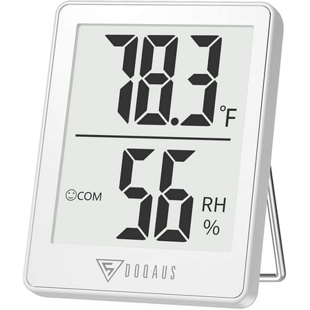 Thermometre Interieur précis pour une utilisation comme Thermometre  Interieur Maison, au bureau, dans le jardin ou dans la serre - Facile à  fixer au