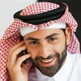 thumbnail image 2 of Men Arab Scarf Rope Muslim Wrap Headband Middle Eastern Traditional Headwear Accessory, 2 of 9