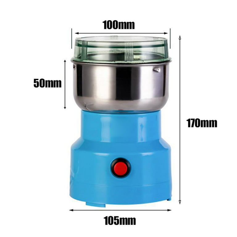 Multipurpose Electric Coffee Bean Grinder Stainless Steel Grinding Machine for Seeds Spices Herbs Nuts, Size: US Plug