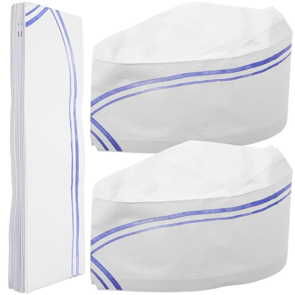 NICEXMAS Nicexmas Assorted Color Paper Chef Hats Disposable for Home Use 40Pcs