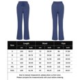 thumbnail image 2 of Pantalones De Verano Pantalones cómodos de lino y algodón con bolsillos y cordón para mujer, atuendo diario holgado Cgtredaw Azul S para Mujer, 2 of 8