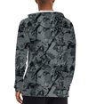 thumbnail image 7 of Dovford Men's Long Sleeve Hoodie Shirts UPF 50+ Sun Protection Fishing Swim Lightweight Running Workout Hiking Rash Guard, 7 of 7