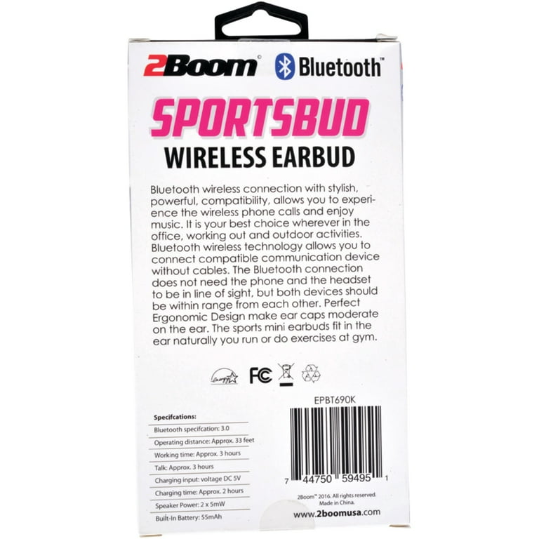 2boom wireless earbuds manual sale