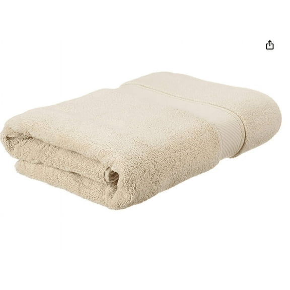 Charisma Luxury Bath Towel 30in x 58in (Color Beige)