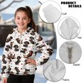 thumbnail image 6 of Pzuqiu Dog Print Hooded Sweatshirts for Boys Size 4-5 Warm Wind Proof Children's Long Sleeve Sweatshirt Versatile Stretchy Fall Winter Clothes Fashion for Everyday Wear, 6 of 7