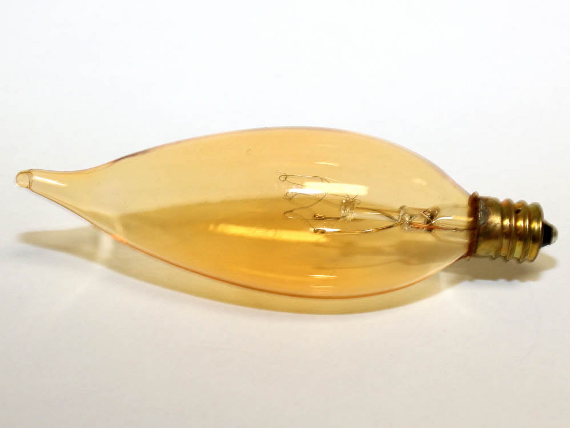 Bulbrite Decorative - Incandescent light bulb - shape: CA10 - E12 - 15 W - warm white light - 2700 K - antique - image 2 of 4