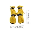 thumbnail image 3 of Zapatos de invierno para perros, botas cálidas de forro polar con cinta reflectante, 1 funda para garras, zapatos para mascotas con cordón, decoración del hogar, decoración de habitaciones, hogar y co, 3 of 5
