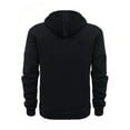 thumbnail image 3 of Goodtrade8 Mens Sweatshirts Plain Quarter Zipper Hooded Drawstring Long Sleeve Pocket Athletic Mens Sweatshirt Hoodie, 3 of 3