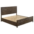 thumbnail image 3 of Woodmont 4-piece Eastern King Bedroom Set Rustic Golden Brown, 3 of 15