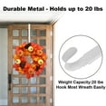 Adjustable Metal Wreath Hanger Door Hook for All Seasons Durable