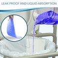 thumbnail image 3 of TidyCare Commode Liners with Absorbent Pads, Convenience Pack, 12 Liners and 12 Pads for Adult Bedside Commode, 3 of 8