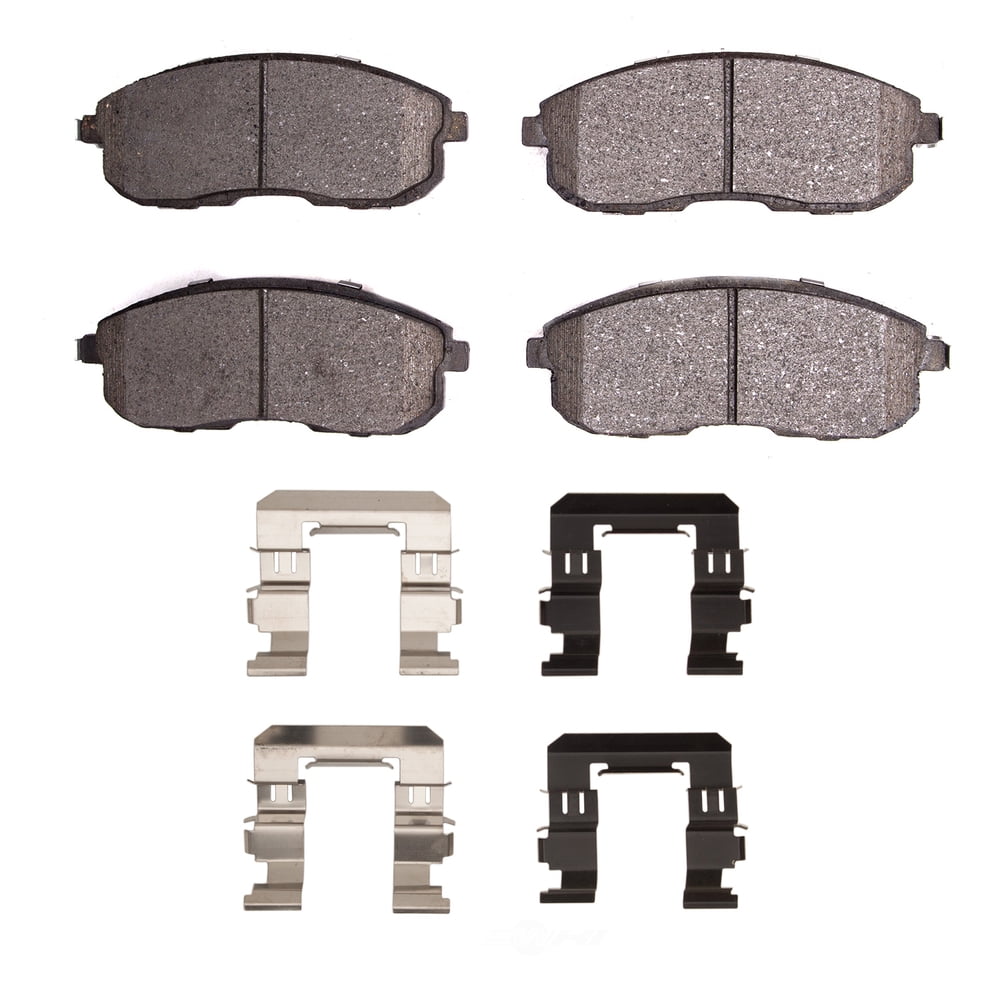 Dynamic Friction Company 1551-0815-12 DFC 5000 Advanced Brake Pads - Ceramic and Hardware Kit - OE