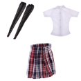 thumbnail image 1 of 1/6 Camisa Bnca / / Traje de Almacenamiento para Muñecas Sunnimix Traje de ropa de figura de acción, 1 of 8
