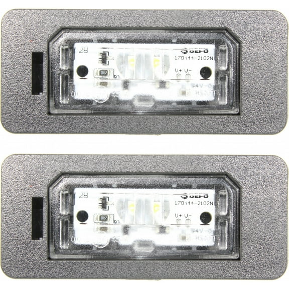 For BMW 440i / 428i / 430i / 435i Coupe / Convertible License Lamp Assembly 2014 15 16 2017 Pair Driver and Passenger Side For BM2870102 | 63 26 7 193 293