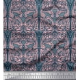 thumbnail image 1 of Soimoi Silk Fabric Dot & Artistic Butterfly Fabric Prints by Yard 42 Inch Wide, 1 of 3