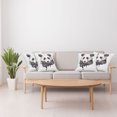 thumbnail image 4 of Ambesonne Animal Throw Pillow Cover 4 Pack, Watercolor Panda Bear, 18", Beige White and Black, 4 of 7