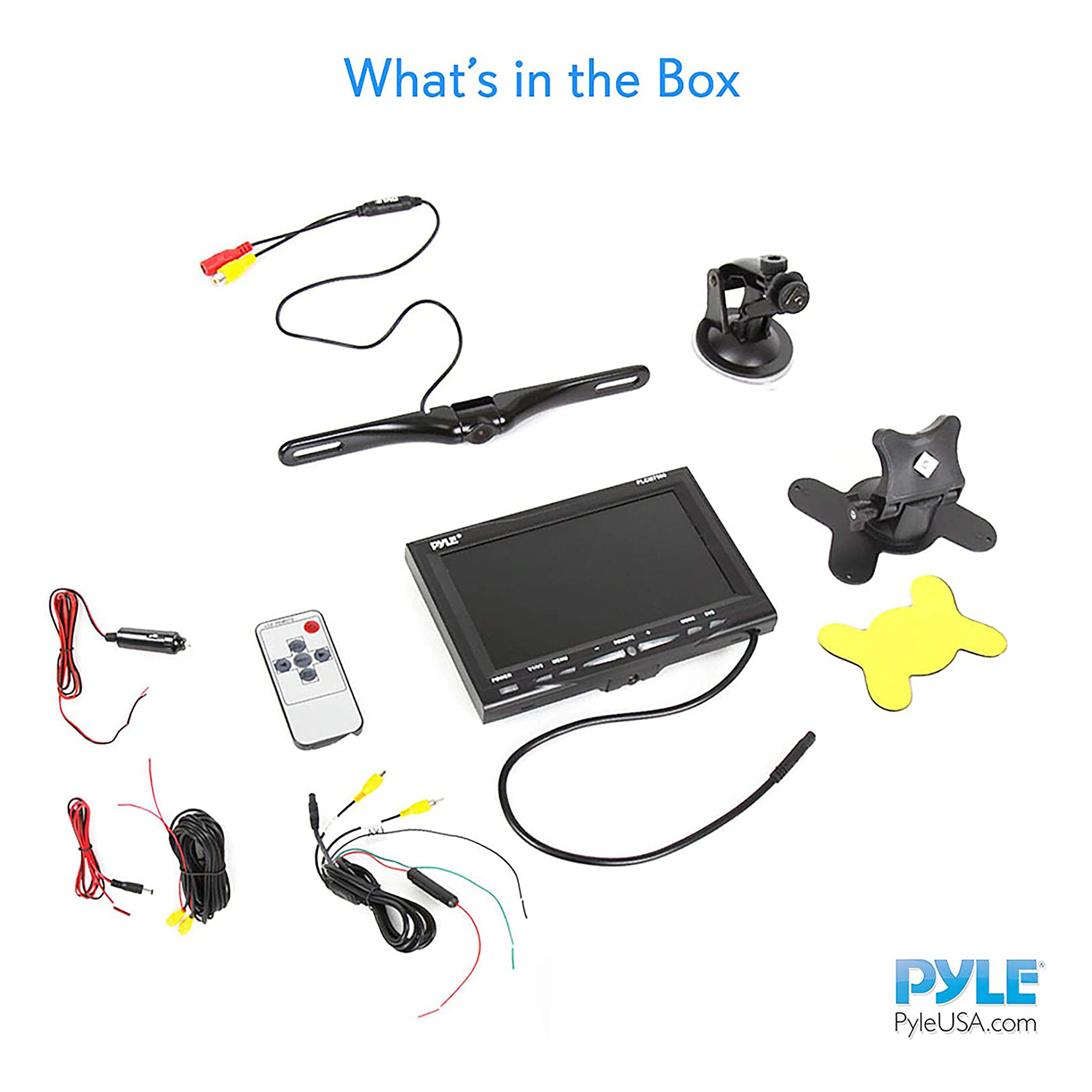 Pyle PLCM7500 7" LCD Rearview Car Backup Camera and Monitor Reverse Assist Kit - image 3 of 6