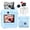 Blue, variant on Kids Instant Print Camera-30MP Perfect Birthday for Boys & Girls with 32GB Card and 4 Rolls of Printing Paper-Pink
