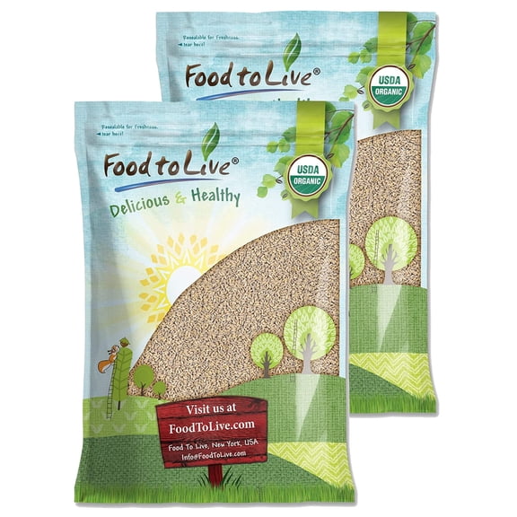 Organic Spelt Berries, 25 Pounds — Non-GMO, Raw, Vegan, Kosher, Sproutable — by Food to Live