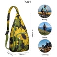 thumbnail image 4 of Butterfly Sunflower Backpack - Whimsical Floral & Insect Motifs, Compact Anti-Theft Pack, 4 of 4