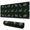 Black Dinosaurs Neon, variant on Long Mouse Pads for Desk,Black Dinosaurs Space Surfing Pattern Desk Mats on Top Of Desks, Desk Mouse Pad Extra Large with 3mm Non-Slip Base and Stitched Edge for Gaming,Office,Work,Home 31.5"x11.8"