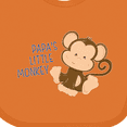 thumbnail image 4 of Inktastic Papa's Little Monkey Boys or Girls Baby Bib, 4 of 4