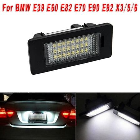 

LED Light License Plate Light Bulb DC 12V For BMW E39 E60 E82 E70 E90 E92 X3/5/6