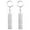 Silver, variant on TIELUTT Whistle with Key Chain，Aluminum Alloy Frequency Whistle High Winter Gadgets for Men Wanderausrüstung Für Damen Bag for Camping Winter Weather Prepaness Frauen Campen