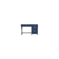 thumbnail image 4 of Homestock French Fabulous Storage Desk Navy - 48 X 18 X 30, Silver Hardware, Campaign Style, Multipurpose File Cabinet, 4 of 9