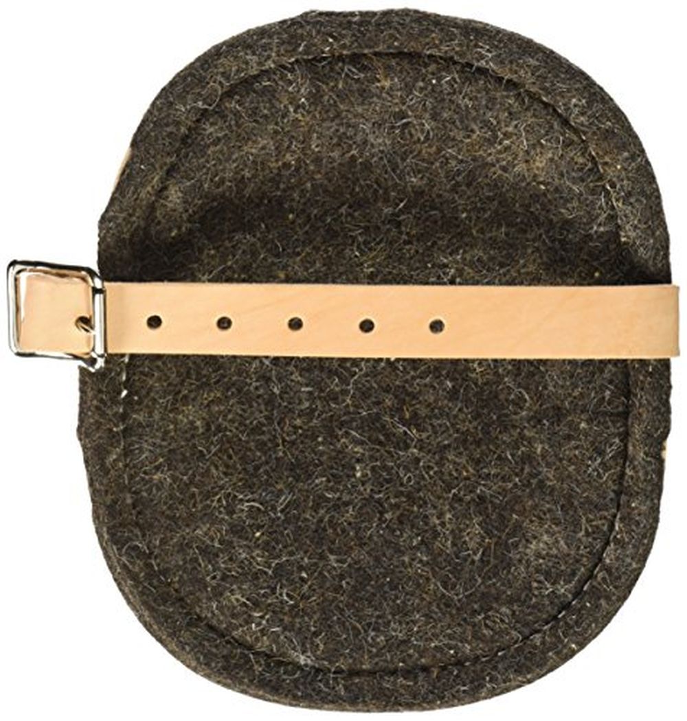 Kraft WL071 Flat Leather Knee Pads (Pair)