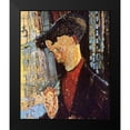 thumbnail image 2 of Modigliani, Amedeo 15x17 Black Modern Framed Museum Art Print Titled - Frank Haviland, 2 of 5