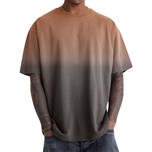 Men's T-shirt T-shirts Graphic Text Pool 3D Printing Street Casual Short Sleeve Printed Clothing Basic 2XL