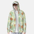 thumbnail image 2 of Fotbe Tropical Flowers Chaqueta con Protección Solar UPF 50+ para Hombre y Mujer, Camisa con Capucha y Bolsillos-X-Large, 2 of 7