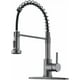 thumbnail image 5 of Federloaded extendable kitchen faucet, swivel hot and cold faucet, dual spout with escutcheon Chrome finish, 5 of 5