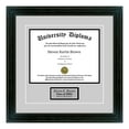 thumbnail image 3 of Single Diploma Frame with 5x7 Photo, Tassel and Double Matting for 15" x 12" Tall Diploma with Black 1.5" Frame, 3 of 5