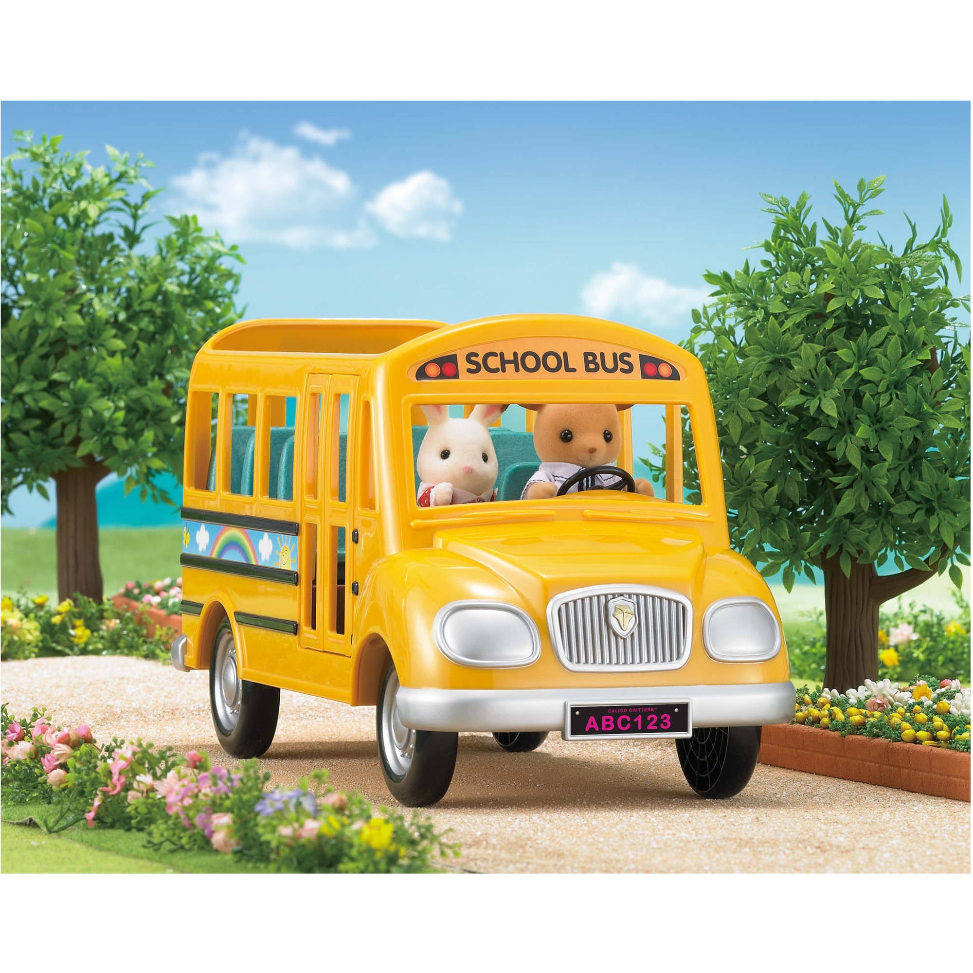 Calico critters school bus sale