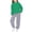 Green A, variant on Zpanxa Girls 2 Piece Outfits Light Blue Hoodie and Black Jogger Pants Set Colorblock Casual Sportswear for Boys Girls Kids White 6 Years