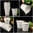 thumbnail image 3 of AURARMLET Mini Tinplate Metal Bucket 10Pcs 6.2X6.2X5.2In For Party Supplies And Home Decor, 3 of 8