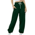 thumbnail image 2 of fheaev Baggy Sweatpants For Women Bottom Casual High Waist Jogger Pants Trendy Trousers With Pockets Sporty Gym Athletic Fit Jogger Pants, 2 of 8